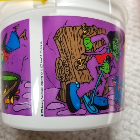 Vtg y2k Gemmy McDonald's Hardee's Vampire Charlie Brown Mr. Potato Head buckets - Picture 9 of 10